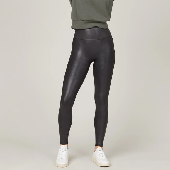SPANX Pants - Spanx Faux Leather Leggings NWOT